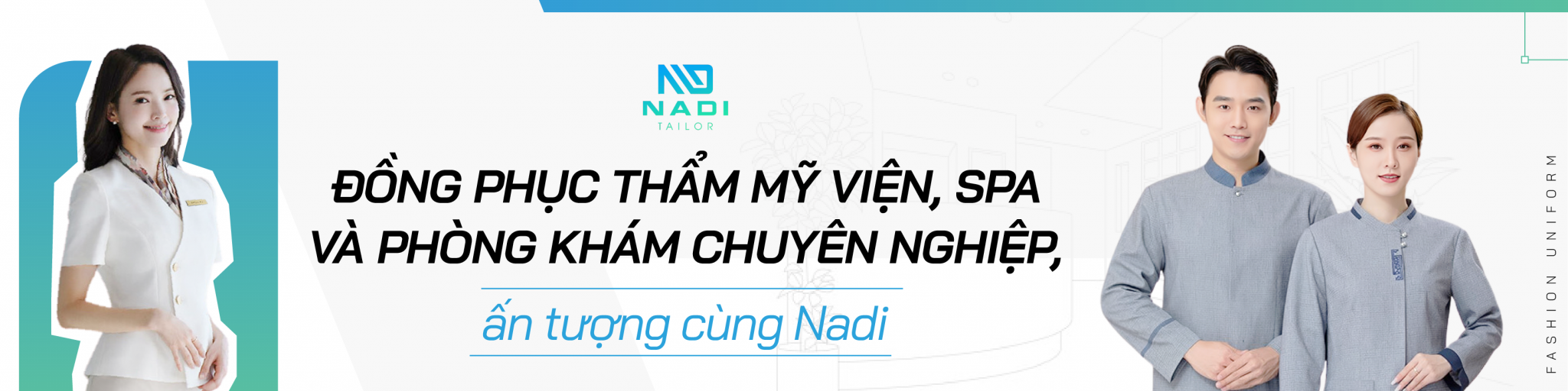 NADI - Cơ sở may đồng phục spa đẹp Hồ Chí Minh