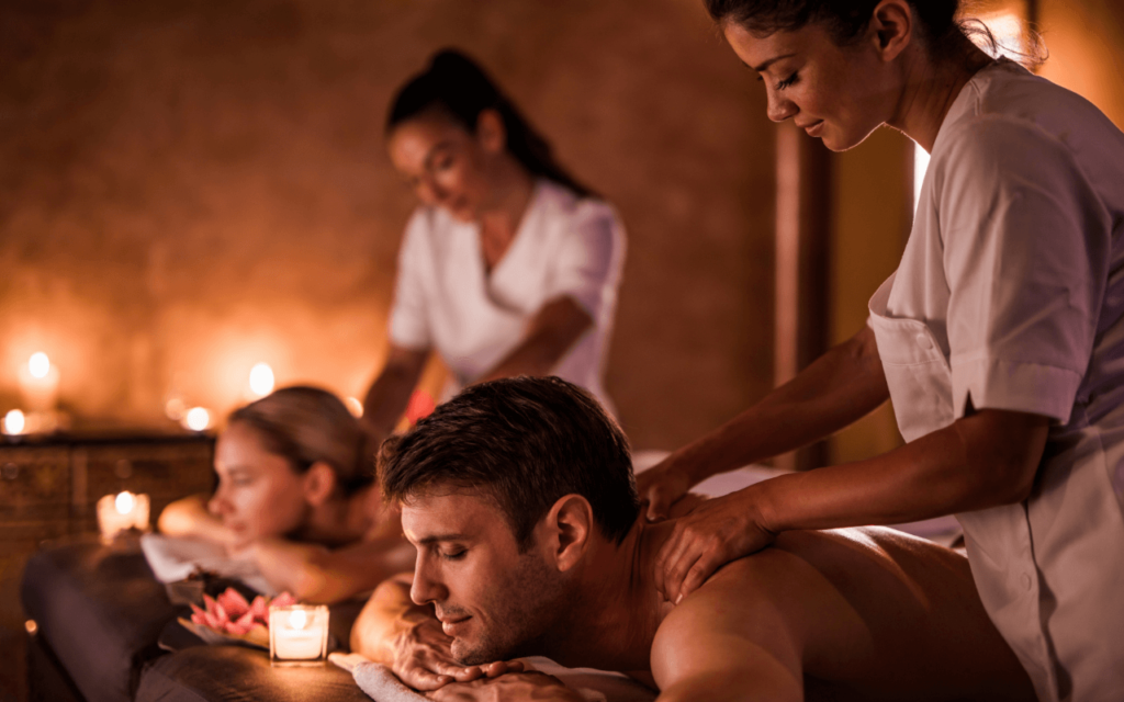 may đồng phục spa nhân viên massage