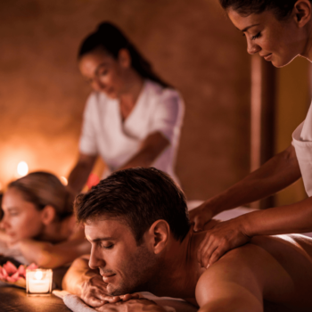 may đồng phục spa nhân viên massage