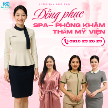 quần áo cho khách spa